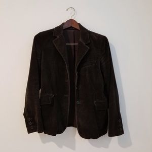 Theory Corduroy Blazer in brown vintage style